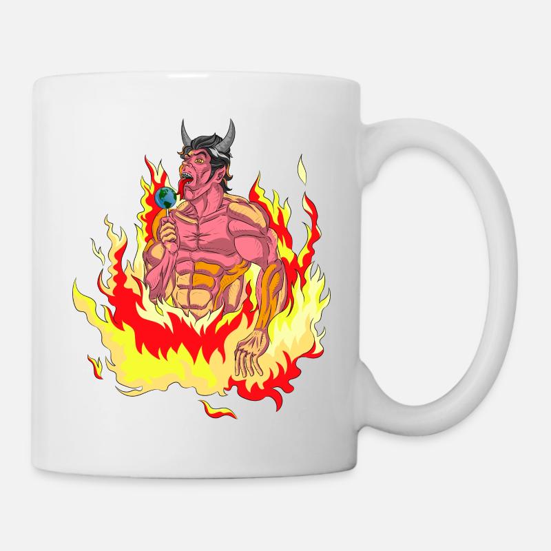 DEVILS CANDY HELL - SWEET TO SET THE WORLD ON FIRE - Tasse - Weiß