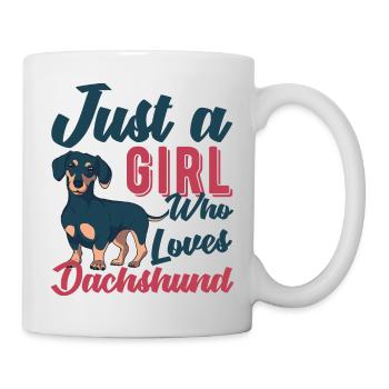 Dachshund. dachshund - Mug - white - Right