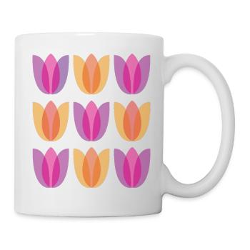 Tulpen - Tasse - Weiß - Rechts