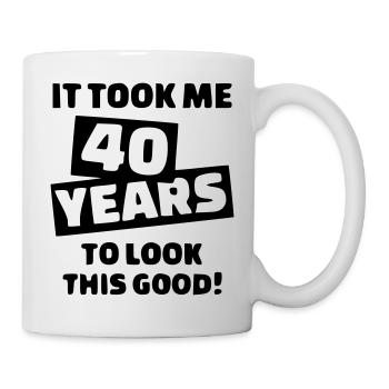 It took me 40 yrs - Mug - white - Right