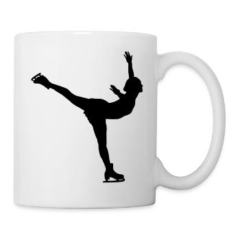 Figure skater - Tasse - Weiß - Rechts