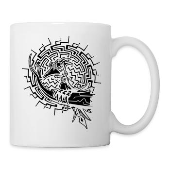 originofelectronic (negativ) - Tasse - Weiß - Rechts