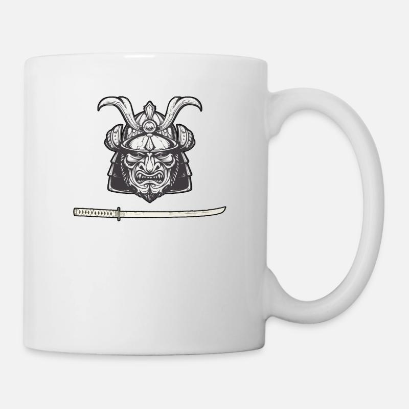 samurai katana - Mug - white