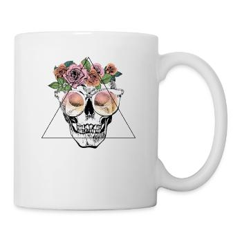 laughing skull - Mug - white - Right