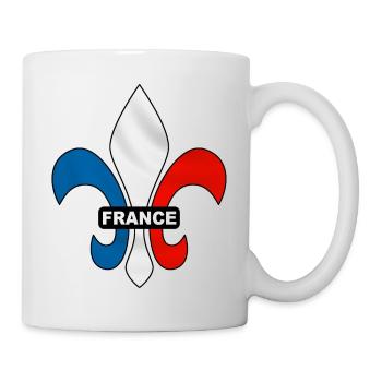 france - fleur de lys - Mug blanc - blanc - Droite