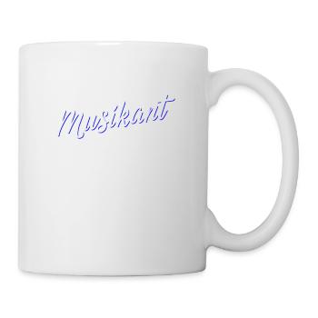 Blasmusik Musikant Geschenk · Achtung - Tasse - Weiß - Rechts