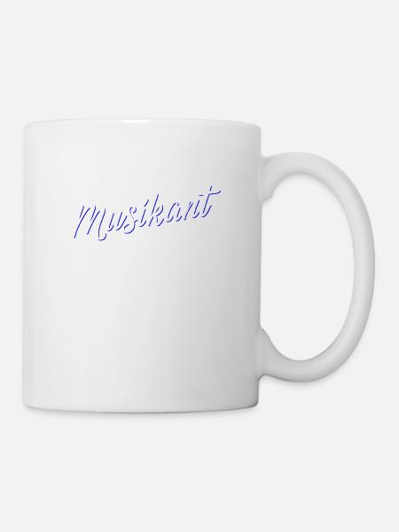 Blasmusik Musikant Geschenk · Achtung - Tasse - Weiß