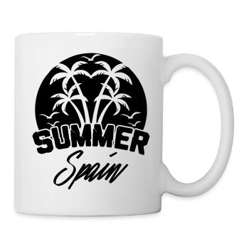 summer spain - Tasse - Weiß - Rechts