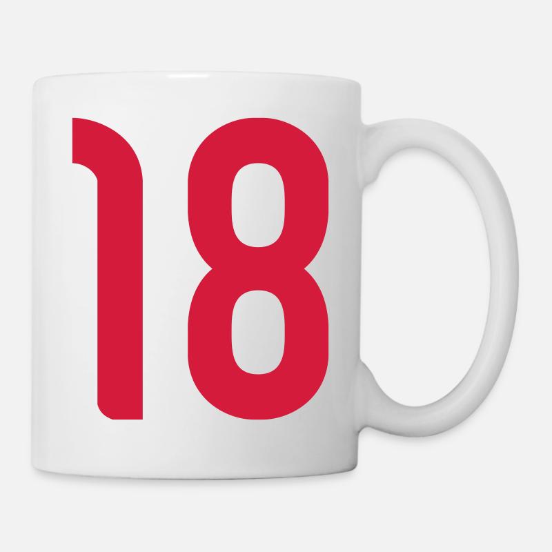 Pompier 18_V2 - Mug blanc - blanc