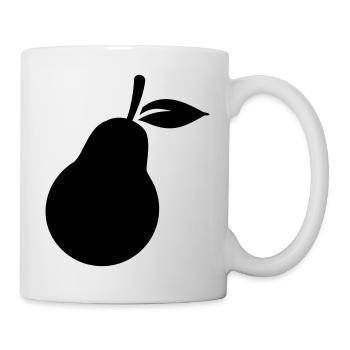 Poire - Mug blanc - blanc - Droite