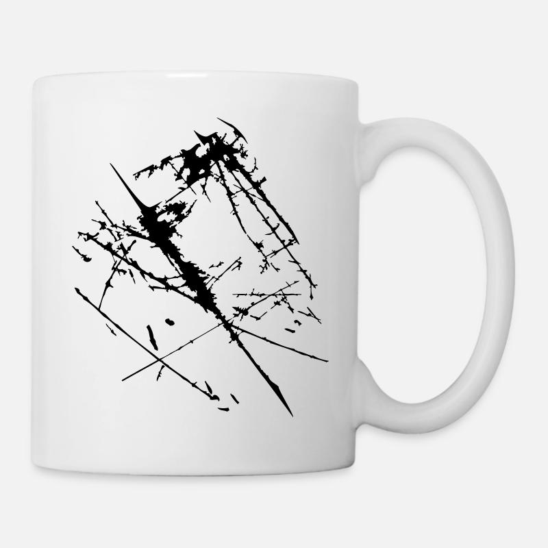Scratches cracks Scratched - Mug - white