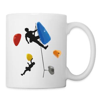 Climbing bouldering - Mug - white - Right