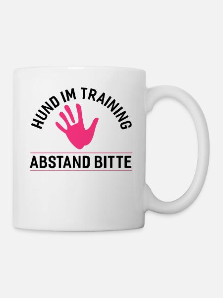 Hunde – Shirt Lieblingstier Training Geschenk - Tasse - Weiß