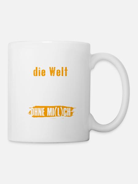Kuh Tier Kühe Bauernhof Geschenk · Milch - Tasse - Weiß