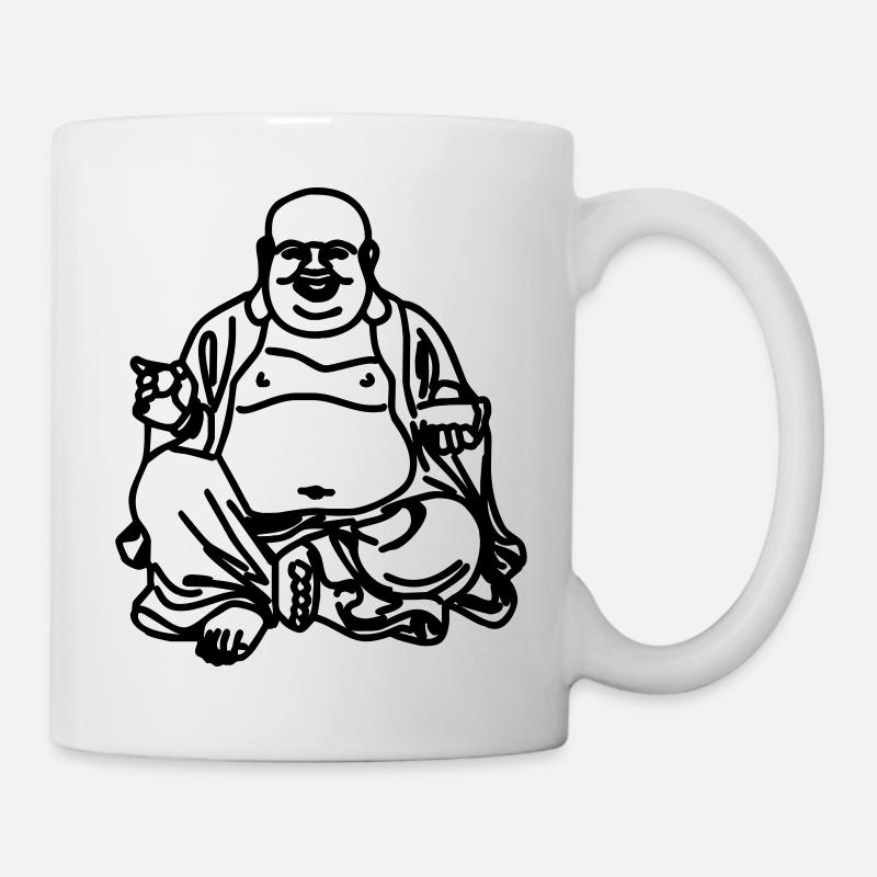 buddha - Tasse - Weiß