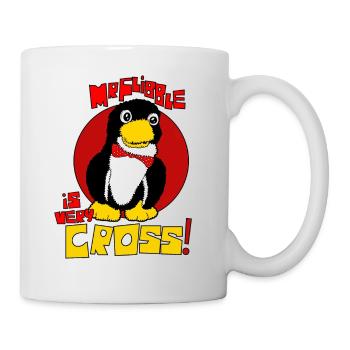 Mr Flibble ist sehr böse - Tasse - Weiß - Rechts