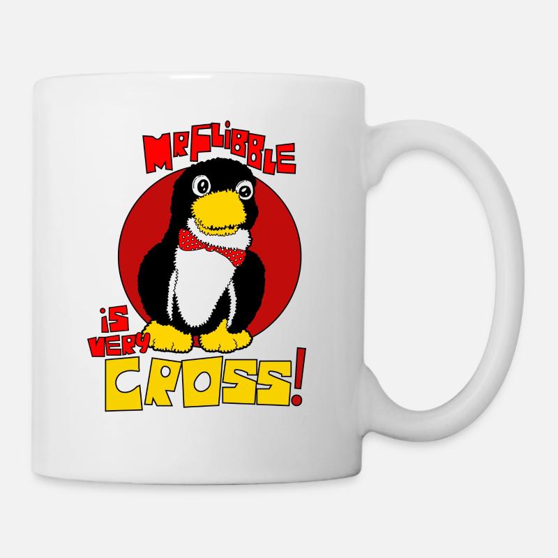 Mr Flibble is very Cross - Mug - white