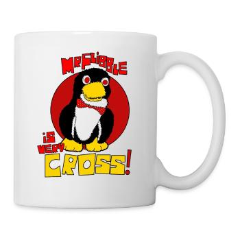 Mr Flibble is very Cross - Mug - white - Right