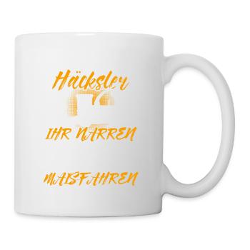Farmer tractors gift · shredder - Mug - white - Right