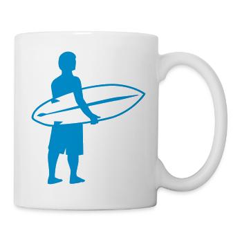 Surfer - Mug blanc - blanc - Droite