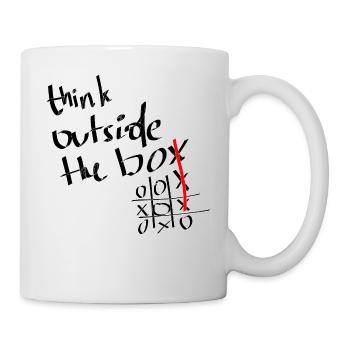 sortir des sentiers battus, cool drôle drôle drôle - Mug blanc - blanc - Droite