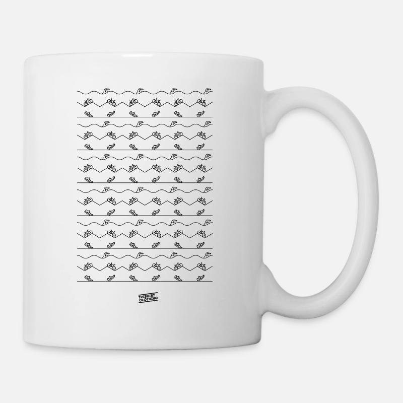 Triathlon Repeat - Tasse - Weiß