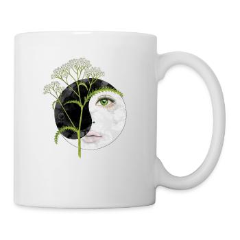 Schafgarbe - Tasse - Weiß - Rechts