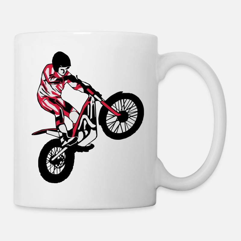 Trial Racing - Mug blanc - blanc