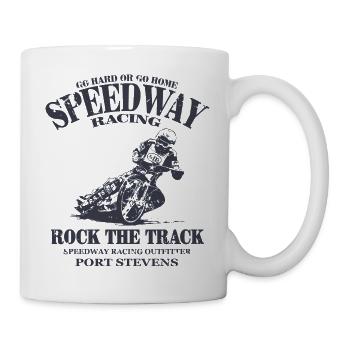 Speedway Racing - Tasse - Weiß - Rechts