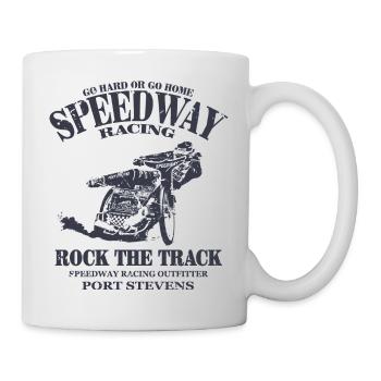 Speedway Racing - Tasse - Weiß - Rechts