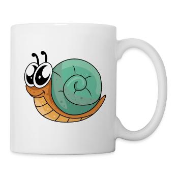 petit escargot - Mug blanc - blanc - Droite