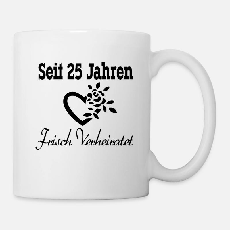 Just married 25 years! - Mug - white