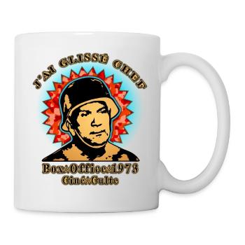 j'ai glissé chef - Mug blanc - blanc - Droite