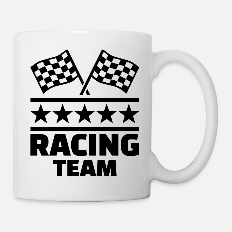 Racing Team - Tasse - Weiß