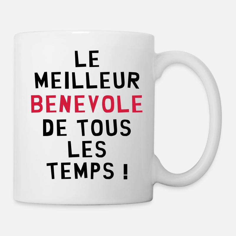 Bénévolat / Bénévole / Solidaire / Humanitaire - Mug blanc - blanc