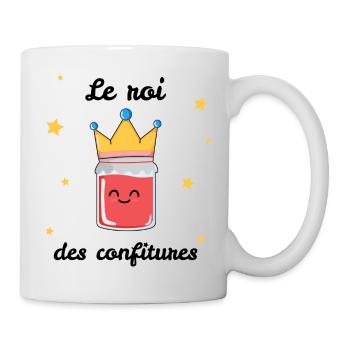 Le roi des confitures - Mug blanc - blanc - Droite