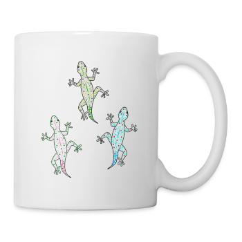 Lézards Lézard Gecko Faune Zoo Animaux Zoo - Mug blanc - blanc - Droite