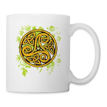 Triskele Celtic symbol - Mug - white - Right