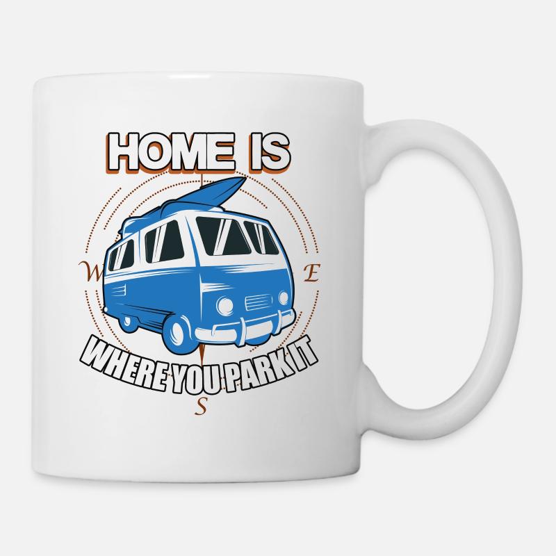 Van Camper Life - Tasse - Weiß
