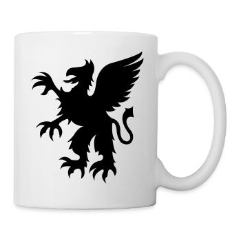 wappen_tier - Mug blanc - blanc - Droite