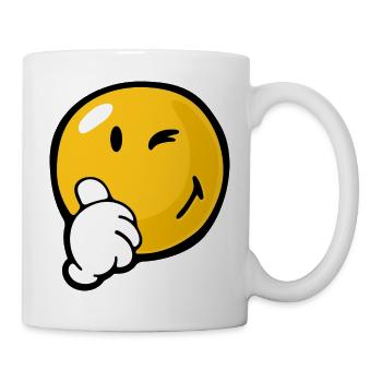 Smiley Certaint - Mug blanc - blanc - Droite