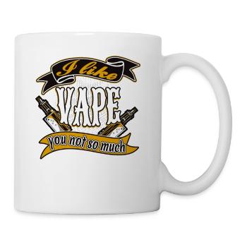 Vape steamer vintage - Mug blanc - blanc - Droite