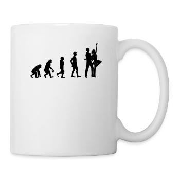 Tanzen – Shirt Ballet Tanzpaar Evolution Geschenk - Tasse - Weiß - Rechts