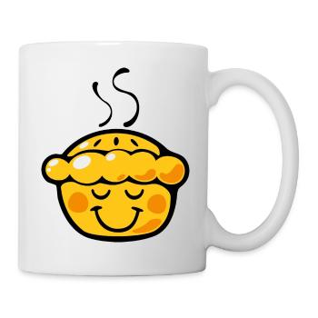 Smiley Pie - Mug blanc - blanc - Droite