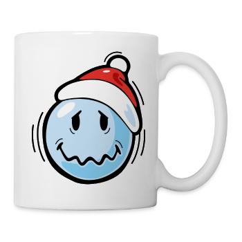 Smiley Winter Freezing - Mug - white - Right