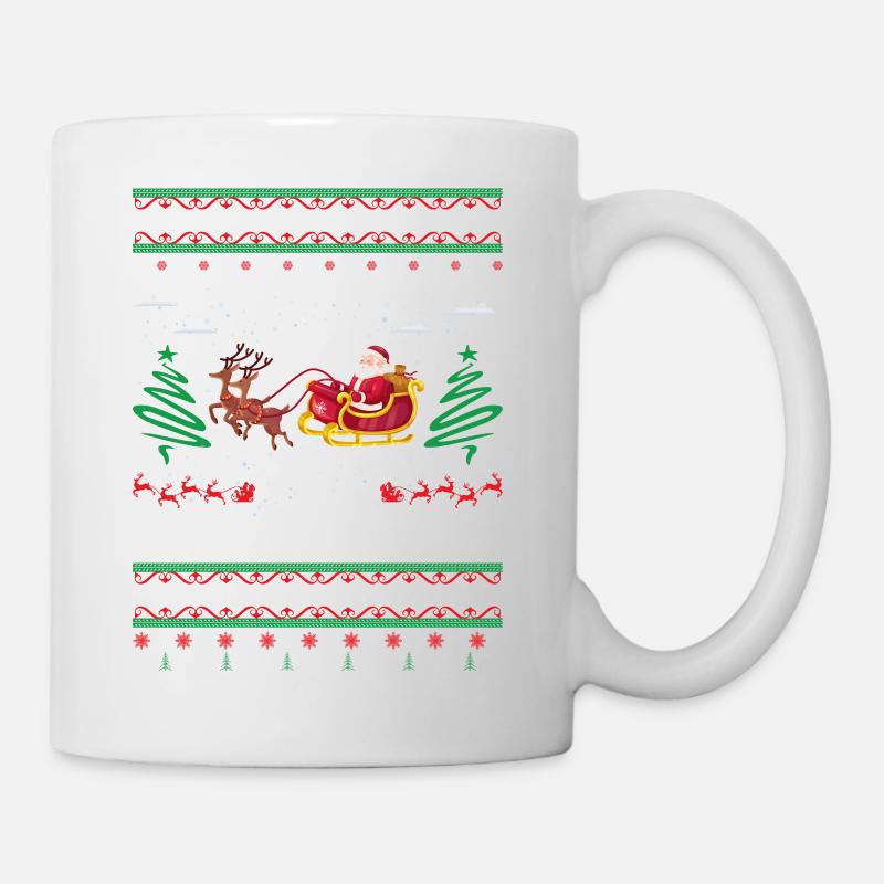 Merry Christmas Ugly Christmas Design - Mug - white