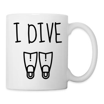 Scuba Diving Diver Plongée Sous-Marine Tauchen - Mug - white - Right