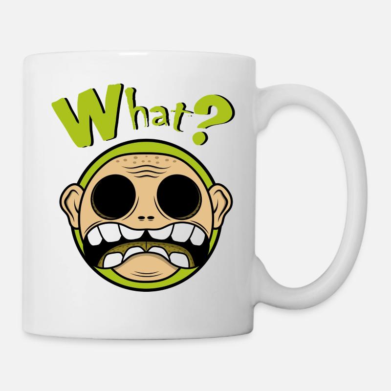 Was denn - Tasse - Weiß
