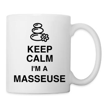 Massage Masseur Masseuse Work Job Travail - Mug - white - Right