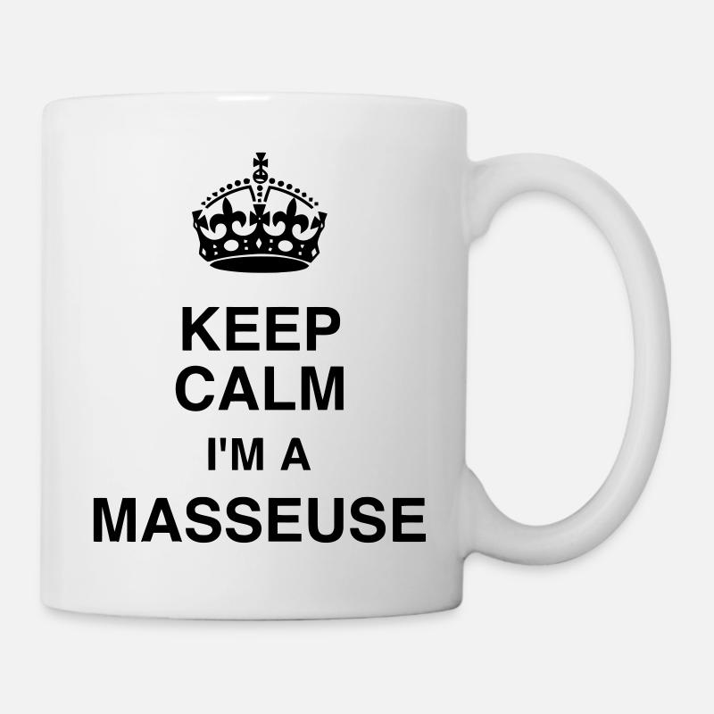 Massage / Masseur / Masseuse / Job - Tasse - Weiß
